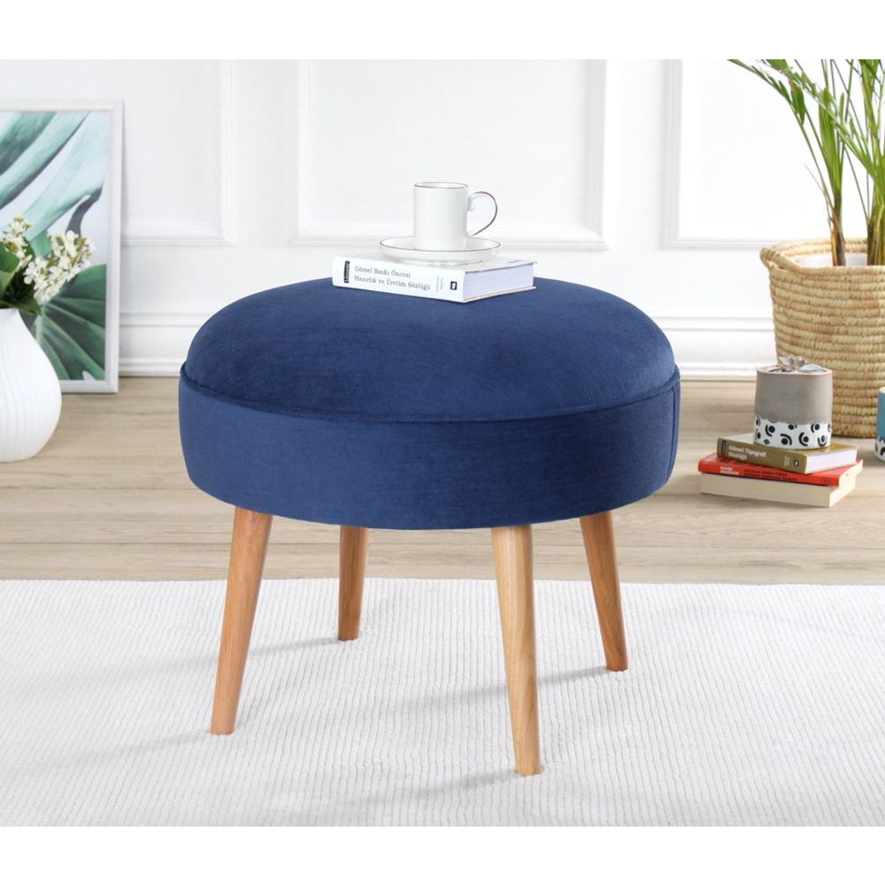 Romley - Tamnoplavi Pouf slika 1