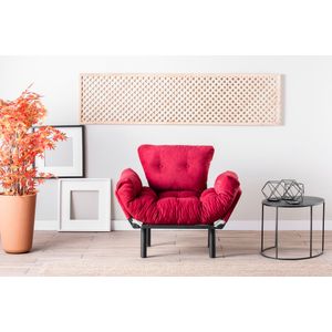 Nitta Single - Maroon Maroon Wing Chair