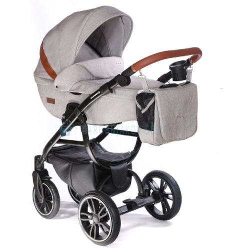 Tutek Kolica za bebe 2u1 Grander Play G1, Light Grey slika 1