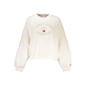 TOMMY HILFIGER WOMEN'S ZIPLESS SWEATSHIRT WHITE