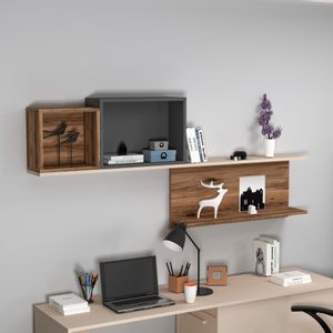 Akser - Light Walnut, Beige, Anthracite Light
Walnut
Beige
Anthracite Wall Shelf