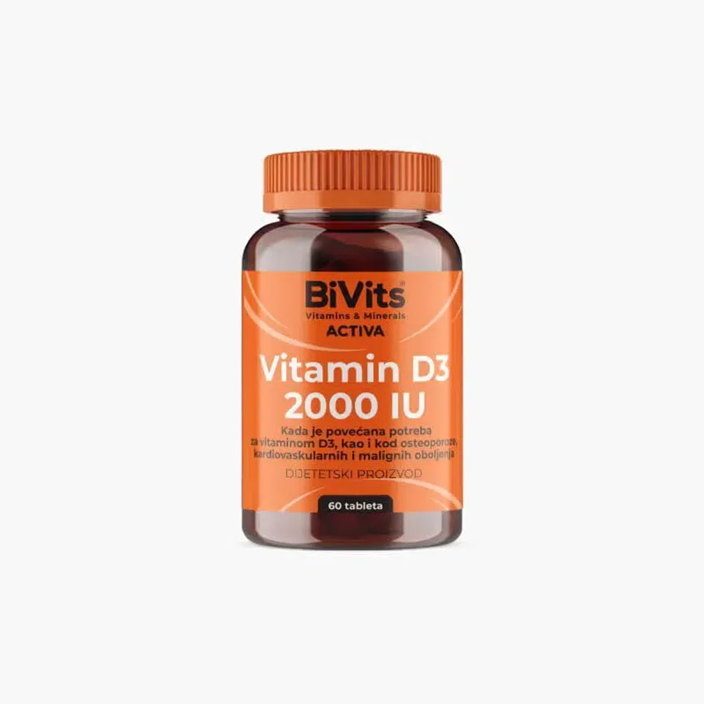 BIVITS VITAMIN D3 2000IU A60 slika 1