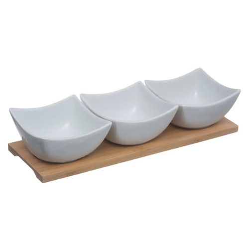 Secret de Gourmet set činija 3/1 na posluzavniku 30x10x7cm 160510 slika 1