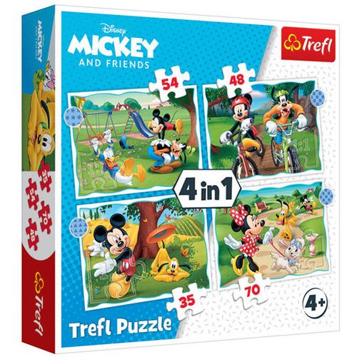 TREFL puzzle Mickey Mouse, 4u1 (35,48,54,70) 34604 slika 1