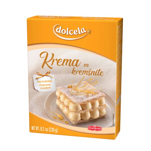 Dolcela krema za kremšnite kutija 230 g slika 1