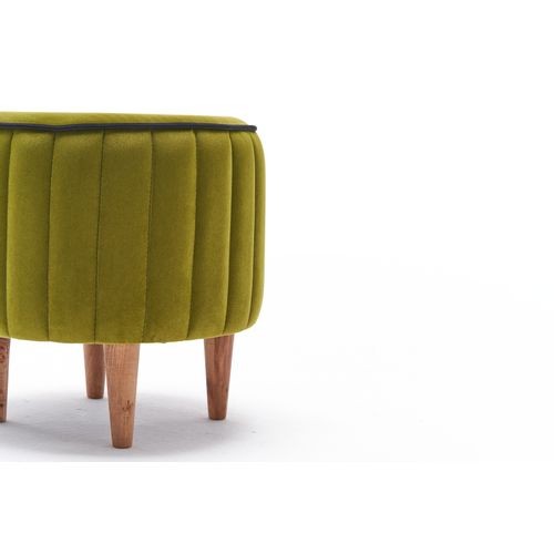 Atelier Del Sofa Tabure, zelena, Lindy Puf - Green slika 6