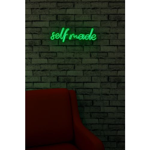 Wallity Ukrasna plastična LED rasvjeta, Self Made - Green slika 3