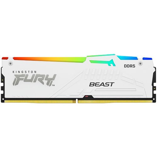 Kingston KF556C36BWEA-32 DDR5 32GB 5600MHz CL36 DIMM [FURY Beast] White RGB EXPO slika 1