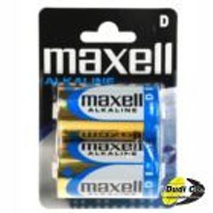 Maxell alkalna baterija D blister LR20