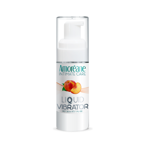 Lubrikant Amoreane Liquid Vibrator Peach slika 1