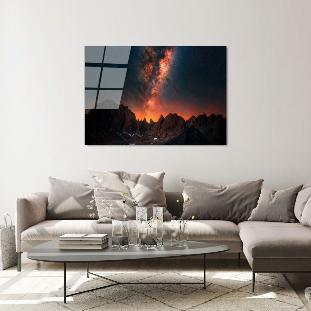 UV-141 Dekorativna Slika na Kaljenom Staklu, Višebojna, 70 x 100 cm slika 2