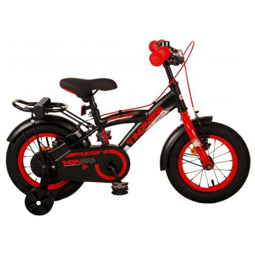 Volare dječji bicikl Thombike 12" s dvije ručne kočnice crno-crveni slika 1