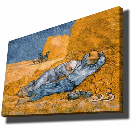 70100VANGOGH062 Multicolor Decorative Canvas Painting slika 2