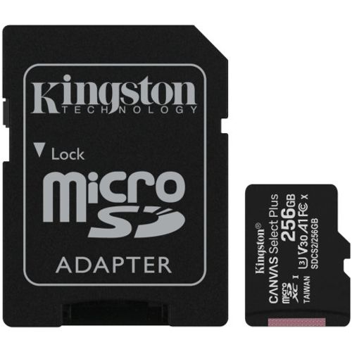 Micro SD Kingston 256GB SDCS2/256GB + sd adapter slika 1