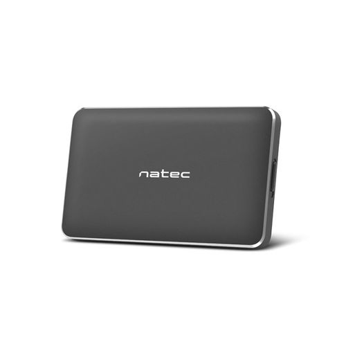 Natec NKZ-1430 OYSTER PRO, HDD/SSD External Enclosure 2.5",  SATA III, USB3.0, Aluminium, Black slika 2