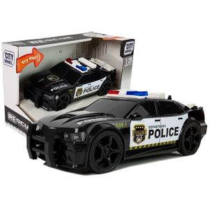 Policijski automobil - Svjetlosni efekti - Crna