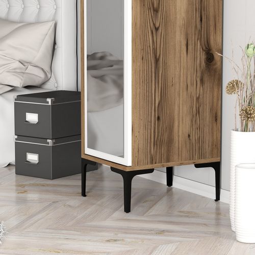 Woody Fashion Ormar, Kumsal R - Walnut, White slika 4