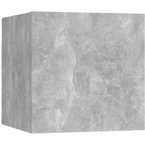 5-dijelni set TV ormarića siva boja betona od iverice slika 4