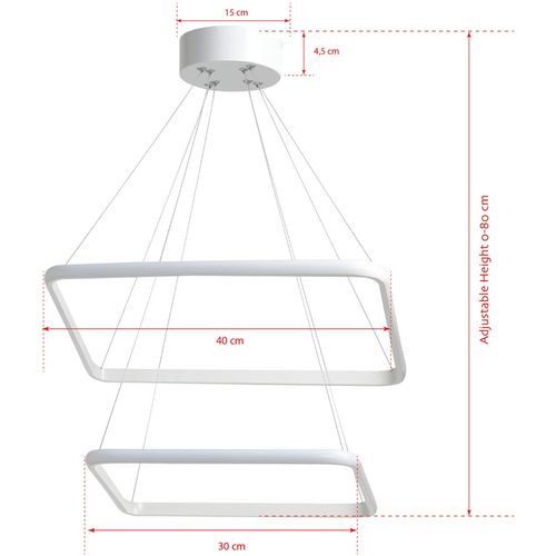 LIG04310207D White Chandelier slika 5