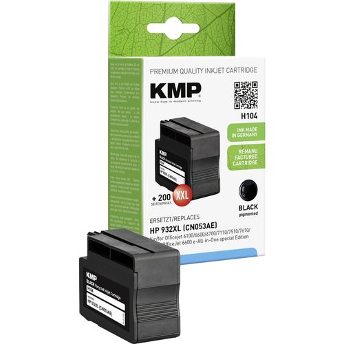KMP tinta zamijenjen HP 932XL kompatibilan  crn H104 1725,4001 slika 3
