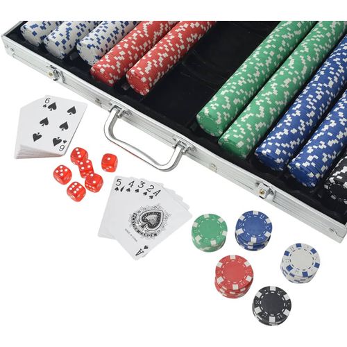 Set za Poker s 1000 Žetona Aluminijum slika 11