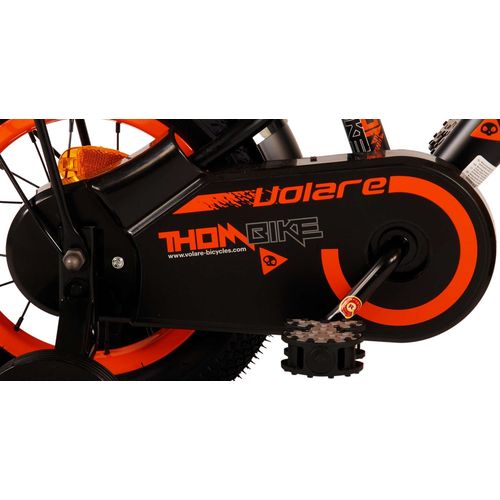 Volare dječji bicikl Thombike 12" crno-narančasti slika 6