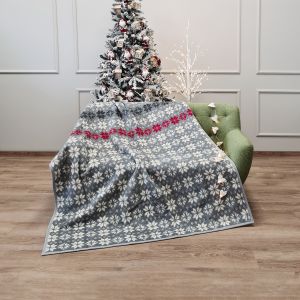 Ćebe ECO BLANKET 150x200 - Snowflake Grey 16117C