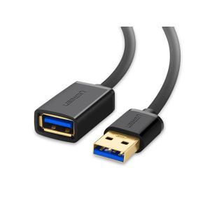 Ugreen USB 3.0 produžni kabel (M do Ž) crni 3m - u polietilenskoj vrećici