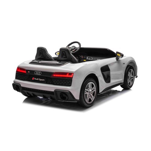 Licencirani auto na akumulator Audi Spyder R8 LIFT STRONG - dvosjed - bijeli slika 3