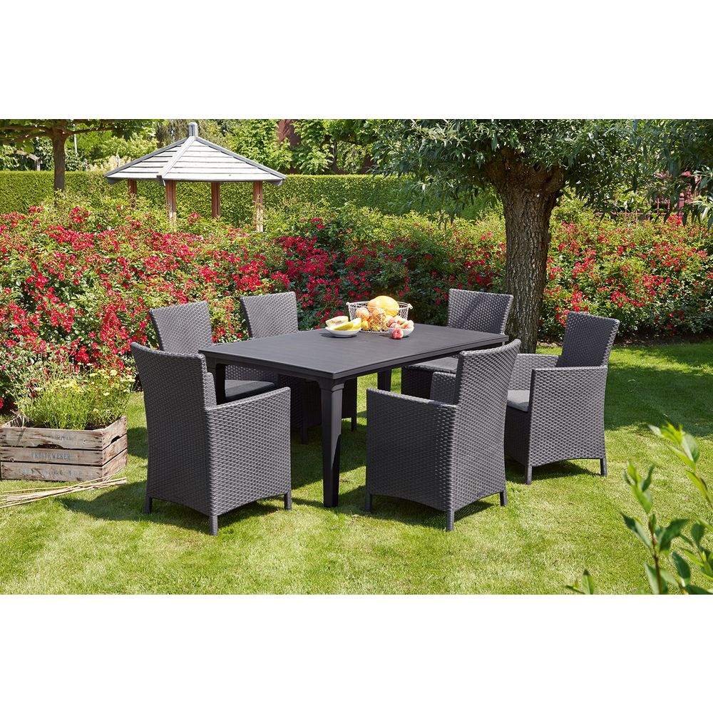 KETER vrtna stolica Iowa, siva - 62x60x89cm  slika 3