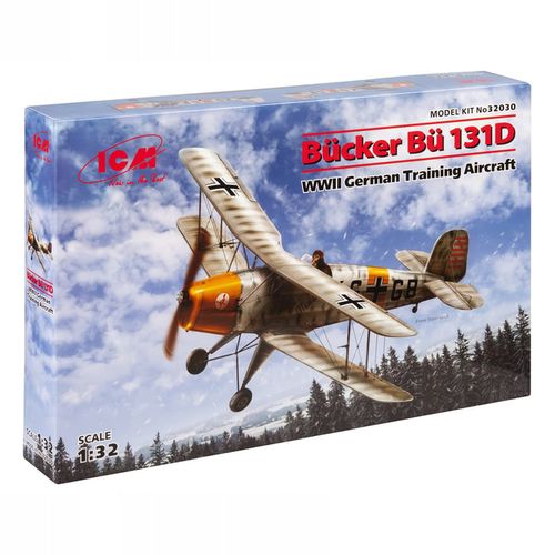 Model Kit Aircraft - Bücker Bü 131D WWII German Training Aircraft 1:32 slika 1