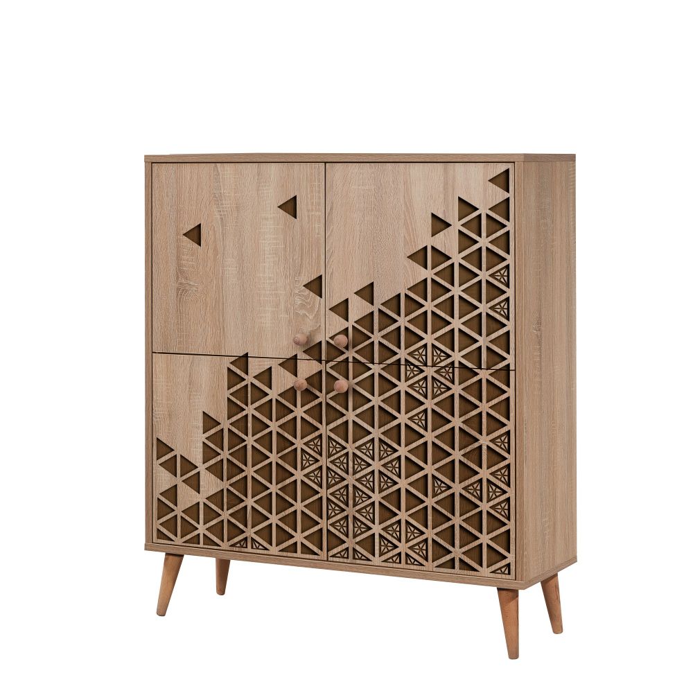 Multilux-124 Sonoma Oak Višenamjenski Ormar slika 5