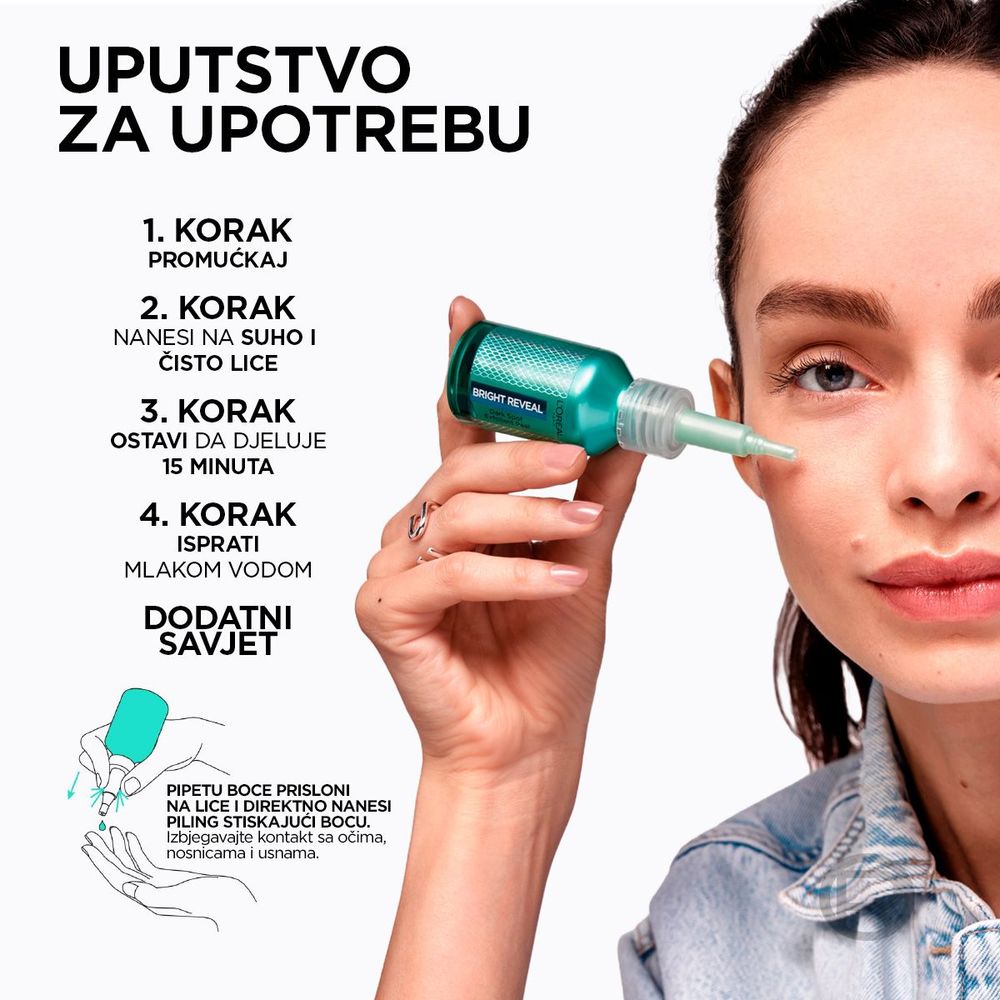 L'Oréal Paris Bright Reveal eksfolijantni piling protiv tamnih mrlja 25ml slika 3