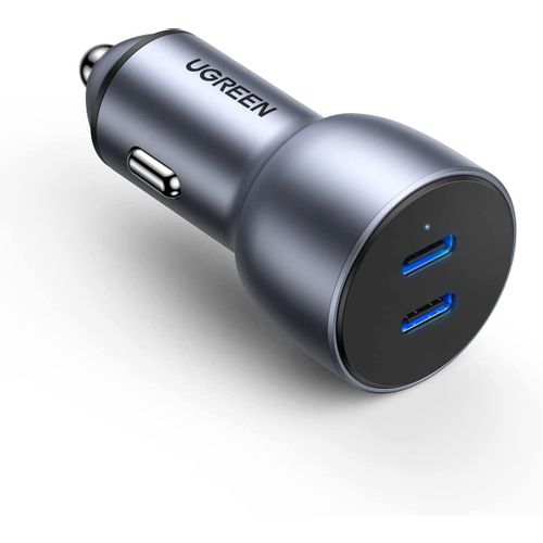 Ugreen auto punjač 2xUSB-C QC 3.0 40W - u kutiji slika 1