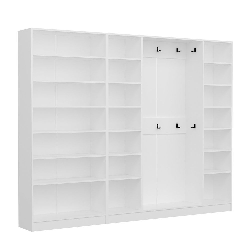 Hall Stand Kale - 8122 u bijeloj boji slika 2