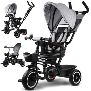 Tricikl Tiny bike 3 u 1 - Grey