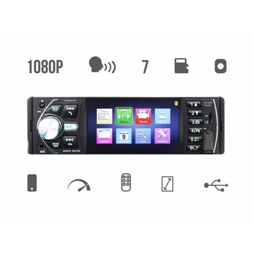 MANTA auto radio RS5501, BT, zaslon 4in 1080p, USB, 4x50W, ISO, Handsfree EOL slika 3