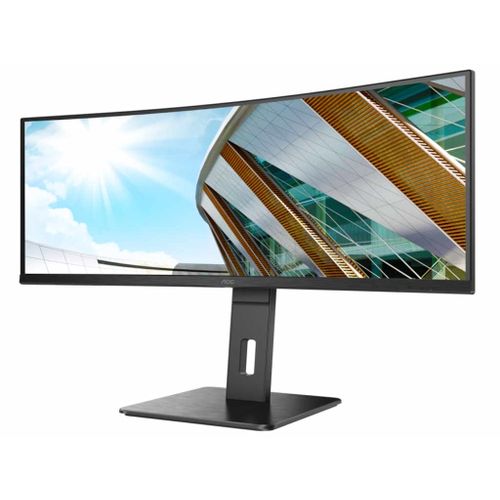 Monitor AOC CU34P2A 34"/VA,zakrivljen,21:9/3440x1440/100Hz/4ms GtG/HDMIx2,DP,USB/visina/VESA/crna slika 3