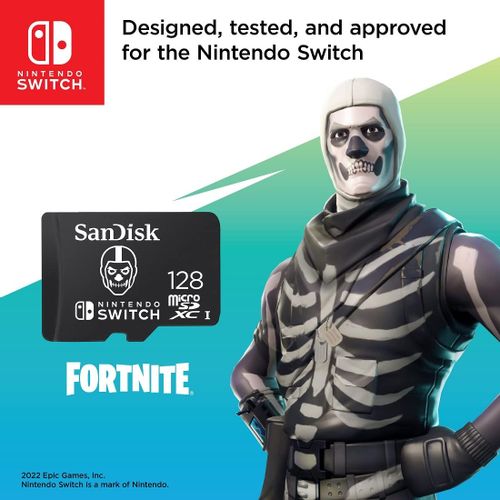 SanDisk Nintendo MicroSD UHS I kartica - Fortnite izdanje, Skull Trooper, 128GB slika 4