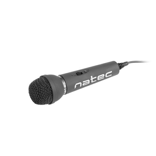 Natec NMI-0776 ADDER, Dynamic Microphone w/Stand, 3.5mm Connector, Black slika 1