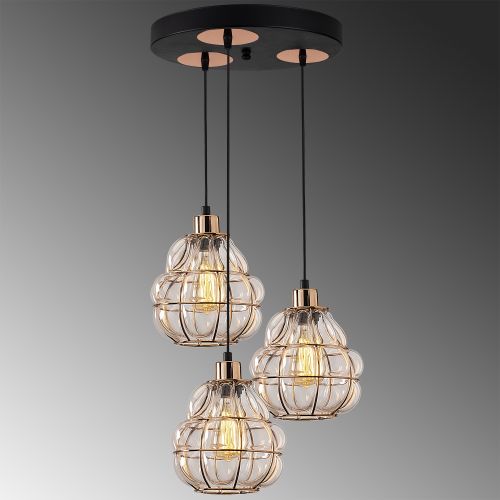 Safderun - 405-S2 Copper Chandelier slika 4