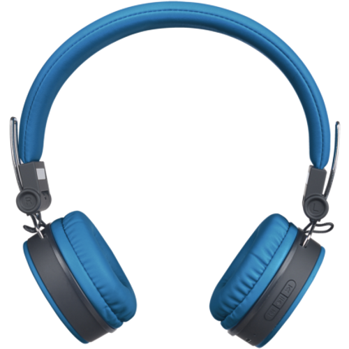 STREETZ Slušalice BT200 Naglavne Sklopive Bluetooth, 3.5 mm utor, PLAVE slika 3