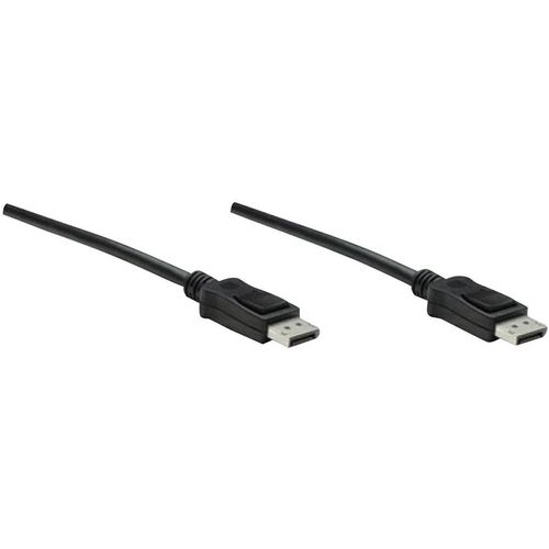 Manhattan DisplayPort priključni kabel DisplayPort utikač, DisplayPort utikač 2.00 m crna 307116-CG  DisplayPort kabel slika 2