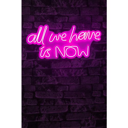 Wallity Ukrasna plastična LED rasvjeta, All We Have is Now - Pink slika 9