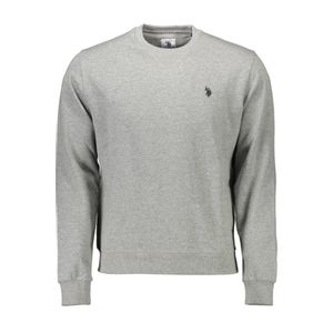 US POLO SWEATSHIRT WITHOUT ZIP MAN GRAY