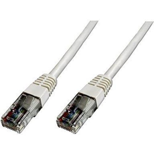 Digitus DK-1511-100/WH RJ45 mrežni kabel, Patch kabel cat 5e U/UTP 10.00 m bijela  1 St. slika 3