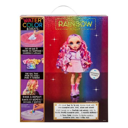 Rainbow High Ljubičasta Lutka s Očima 26cm slika 2