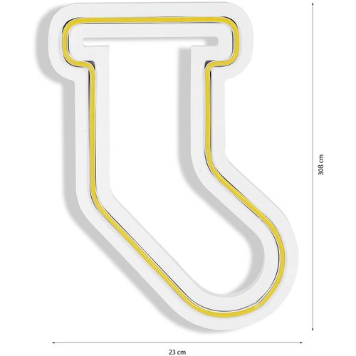 Wallity Ukrasna plastična LED rasvjeta, Socks - Yellow slika 8