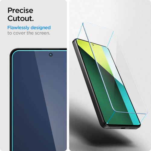 Spigen - Glas.tR Slim (2 kom) za Xiaomi Redmi Note 13 Pro 5G / Poco X6 - prozirni slika 6