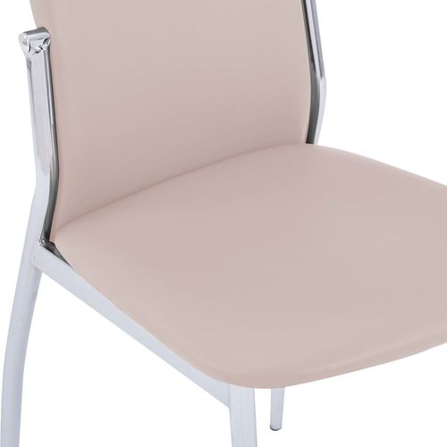 Blagovaonske stolice od umjetne kože 2 kom boja cappuccina slika 23